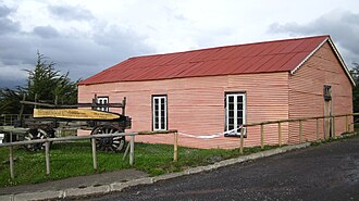 Vista exterior del Museo Territorial Yagán Usi