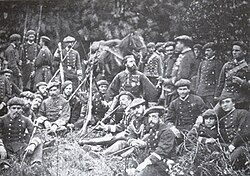 Carlos VII al frente de sus tropas