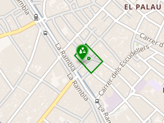 Plano de localización de la Plaza Real