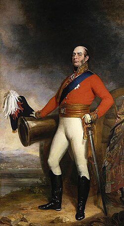 Ilustración que representa la estancia y amistad de Luis Felipe con el príncipe Eduardo de Kent en Inglaterra