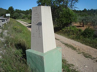 Monumento al meridiano en Castellón