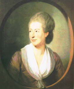 Retrato de Isabelle de Charrière, intelectual con quien mantuvo correspondencia