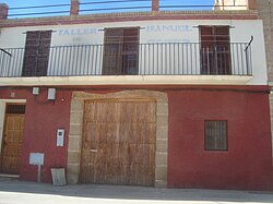 Taller de Carretería, oficio de los carpinteros fabricantes de carros (Castelserás, Teruel).