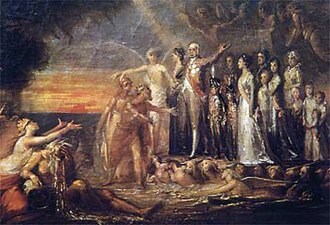 Alegoría de la llegada de Juan de Braganza al Brasil