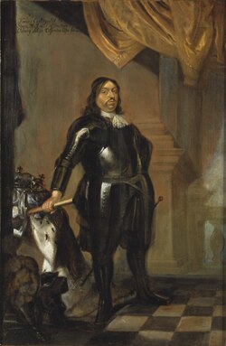 Retrato oficial de Carlos X Gustavo atribuido a Abraham Wuchters