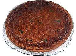 Flaó (pastel de queso) de Ibiza