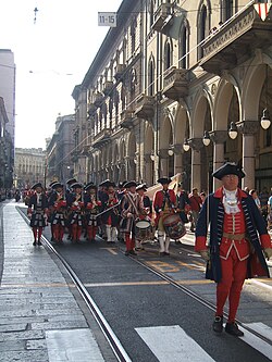 Recreación histórica en Turín con motivo del tercer centenario