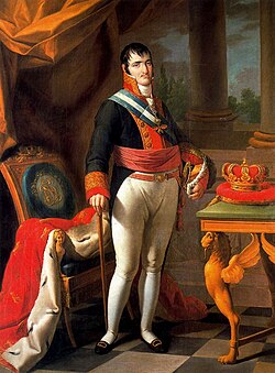 Retrato de Fernando VII por Zacarías González Velázquez