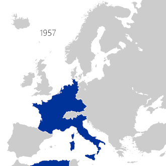 Mapa de la ampliación de la CEE