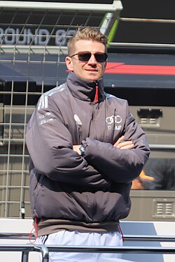 Nico Hülkenberg en una sesión de fotos oficial