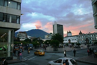 El Galeras visto desde Pasto