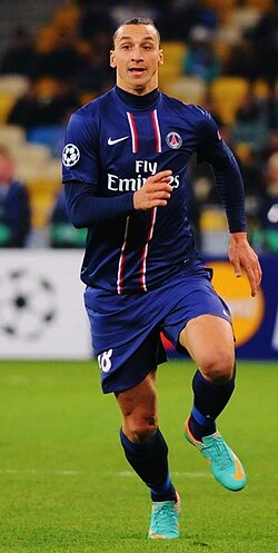 Zlatan Ibrahimović con la camiseta del Paris Saint-Germain