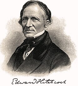 Retrato histórico de Edward Hitchcock fechado en 1895