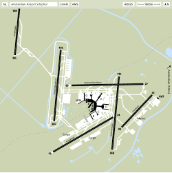 Mapa del Aeropuerto de Schiphol