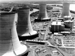 Esquema animado que muestra el interior del reactor dañado durante el accidente.