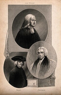 Grabado de clérigos
