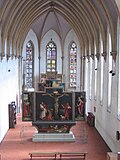 Vista general del Retablo de Isenheim