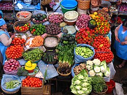 Ejemplos de productos agrícolas recolectados