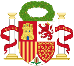 Escudo de 1869 con corona cívica