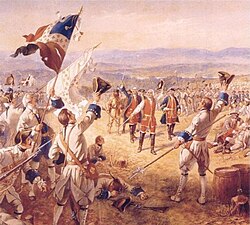Ilustración de la Batalla de Carillon