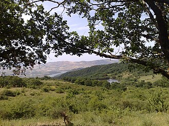 Paisaje de la Reserva de Ficuzza en Sicilia