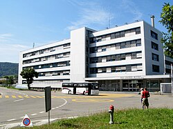 Edificio administrativo del PSI en Würenlingen
