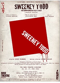 Cartelera del musical Sweeney Todd