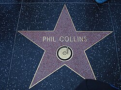 Estrella de Phil Collins en el Paseo de la Fama de Hollywood