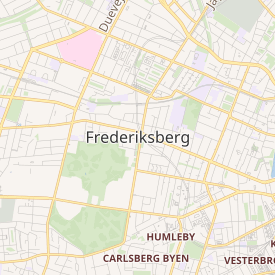Mapa de Frederiksberg