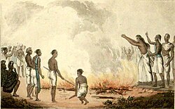 Representación histórica del ritual satí