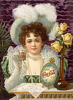 Anuncio de Coca-Cola de los años 1890