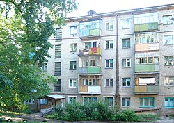 Típicas construcciones del tipo de las jrushchovkas en la ciudad rusa de Kazán.