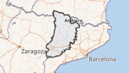 Mapa detallado de Lérida