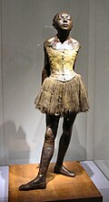 Escultura de La bailarina de catorce años de Edgar Degas