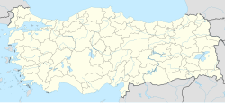 Mapa de localización geográfica de Constantinopla en Turquía