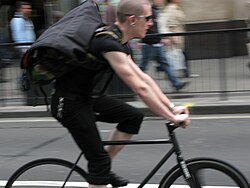 Mensajería en bicicleta