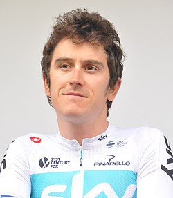 Fotografia de perfil de Geraint Thomas