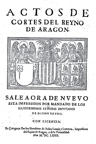 Representación de una asamblea estamental medieval