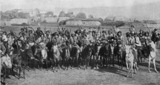 Caballería kurda del Ejército Otomano en el Cáucaso a comienzos de 1915