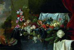 Naturaleza muerta, óleo sobre lienzo