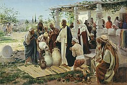 Las bodas de Caná por Vladímir Makovski