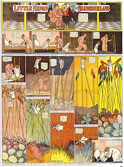 Una de las primeras páginas de Little Nemo in Slumberland