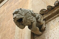 Gárgola con forma de león en la Catedral de Tarragona