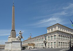 Palacio del Quirinal, sede de la presidencia italiana