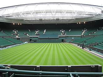 Instalaciones del All England Club durante los Juegos Olímpicos de Londres 2012