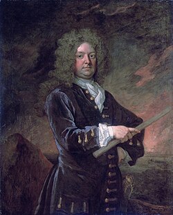 Retrato del almirante John Leake
