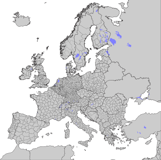 Mapa representativo de las unidades NUTS-3