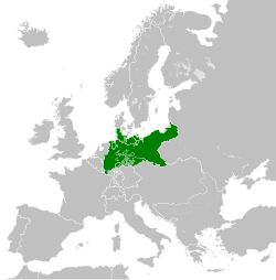 Representación de la confederación en el mapa europeo
