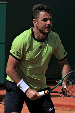 Stan Wawrinka en una sesión fotográfica oficial en 2022.