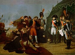 Napoleón Bonaparte aceptando la rendición de Madrid